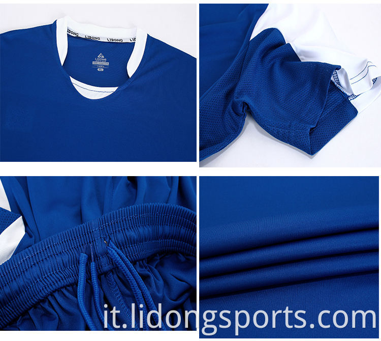 Design unico moderno maglia sportiva uniforme a buon mercato reversibile reversibile